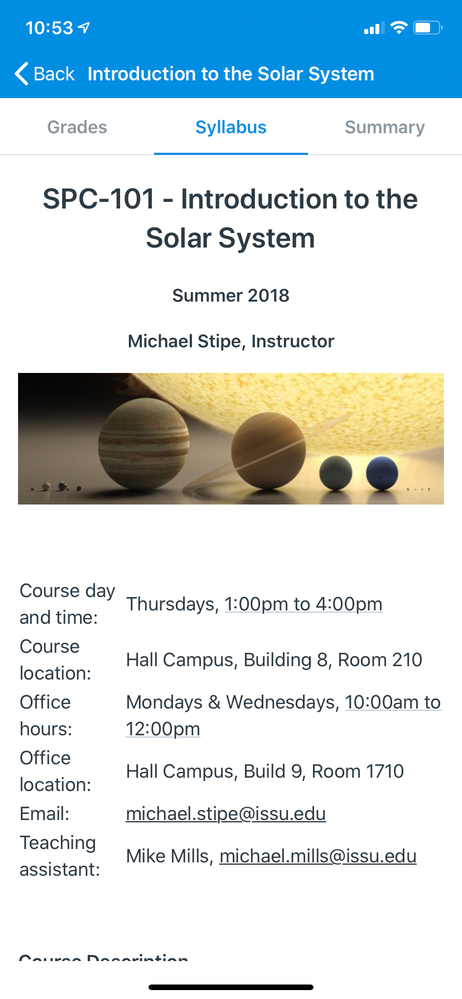 course syllabus in 3.0