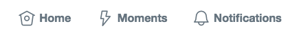 twitter notifications icon