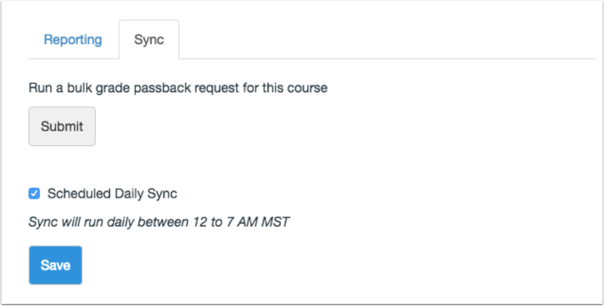 SIS Gradebook Sync