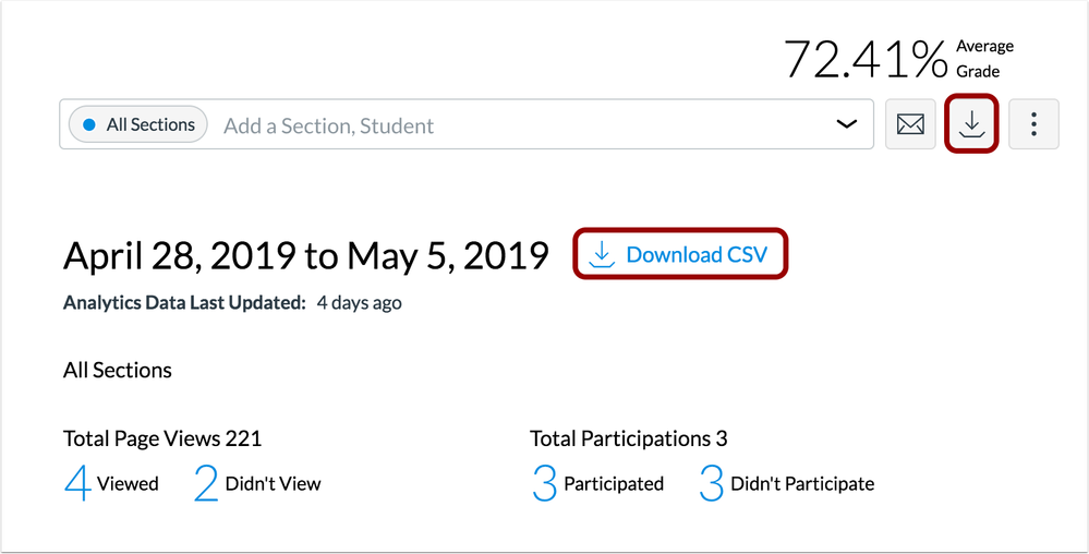 CSV Export