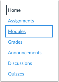 Course Navigation active link and focus state