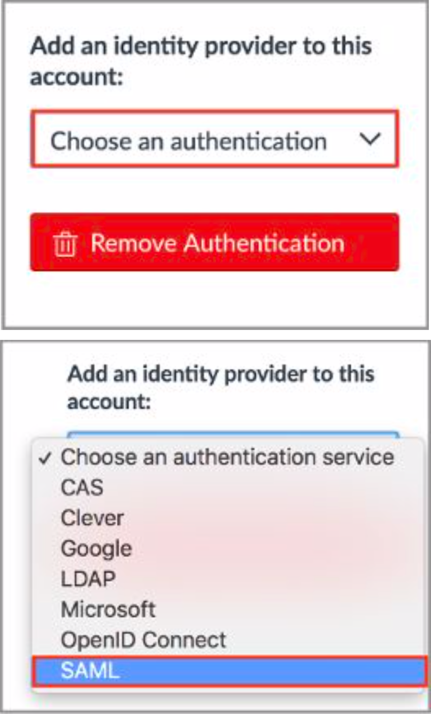 SAML Identity Provider