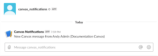 Slack notification confirmation