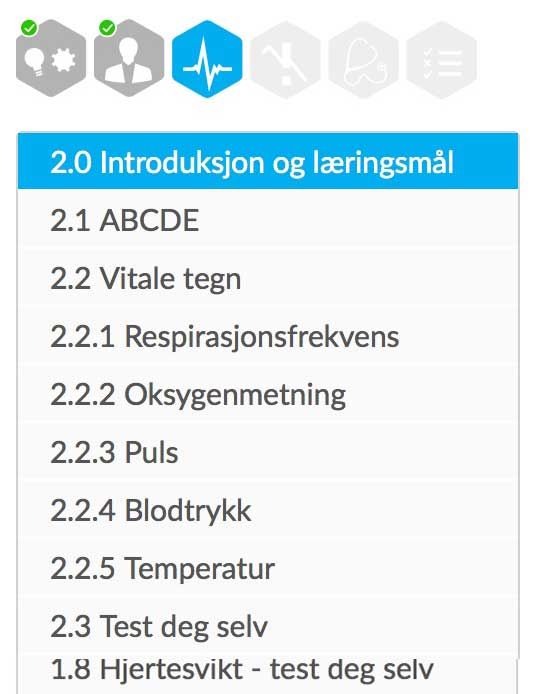 module menu week 3