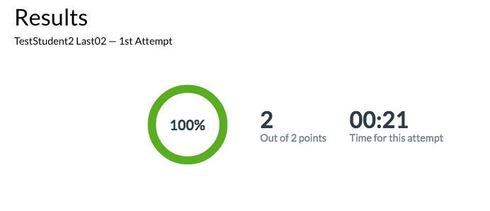 QUizzes.Next Student Score Bug