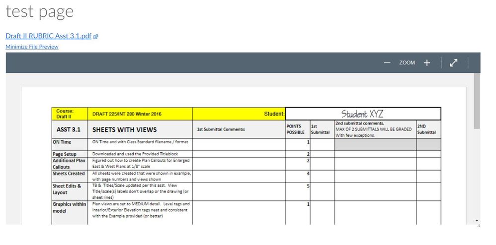 The frame that contains the embedded pdf file seems to be restricted in size...