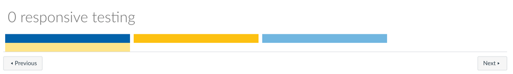 Screenshot of fourth flex column forced underneath the first when defining margins in Canvas