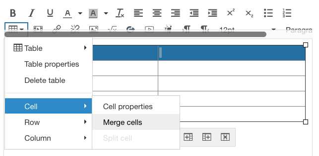 cell merging