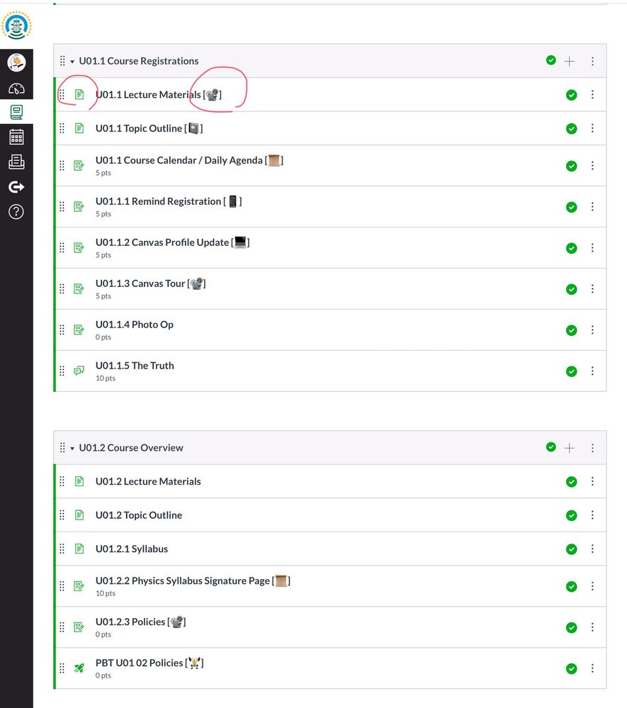 First Version of Orientation Module